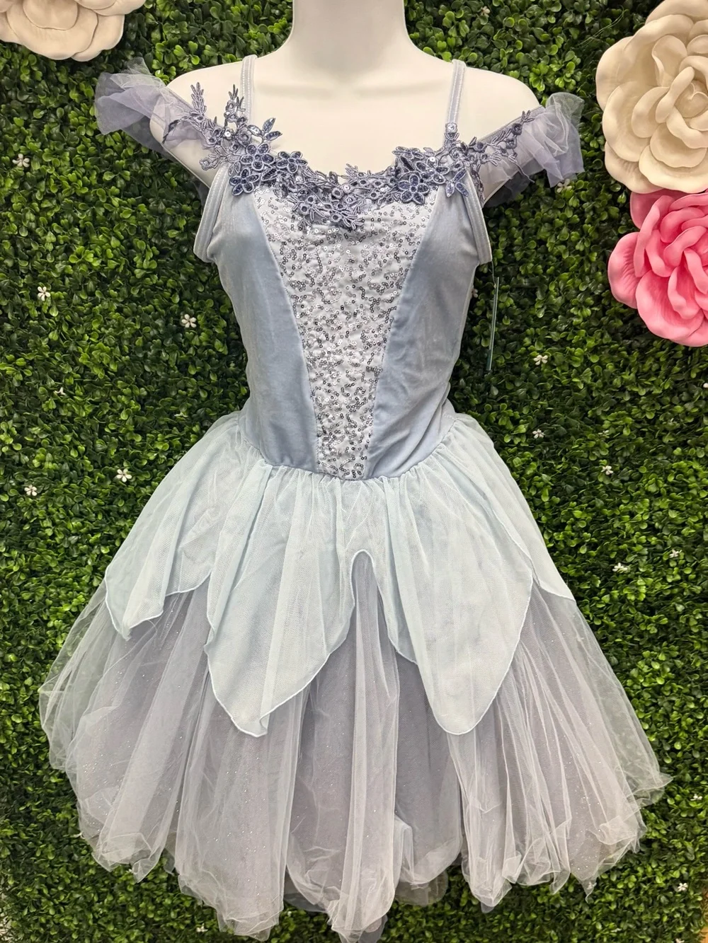 Weissman Light Blue Sparkle Fairy Ballet Tutu Dress